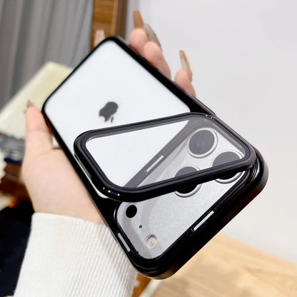 CrystalFold™ Clear Camera Stand Case For iphone