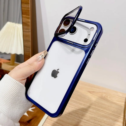 CrystalFold™ Clear Camera Stand Case For iphone